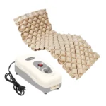 NISCOMED Waterproof Rubber Air Mattress With Air Pump Brown