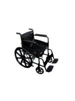 Basic Standard Foldable Wheelchair Sale In Bangalore - Image 2