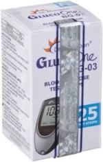Dr Morepen BG 03 Gluco One Glucose Monitoring System Glucometer with Gluco One BG 03 Blood Glucose 25 Test Strip | Diabetes Monitoring Devices | Blood Glucose Monitors - Image 3