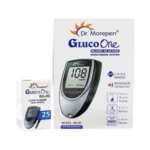 Dr Morepen BG 03 Gluco One Glucose Monitoring System Glucometer with Gluco One BG 03 Blood Glucose 25 Test Strip | Diabetes Monitoring Devices | Blood Glucose Monitors