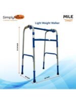Simply Move Light Weight Indian Walker - Foldable Adult Walking - Image 3